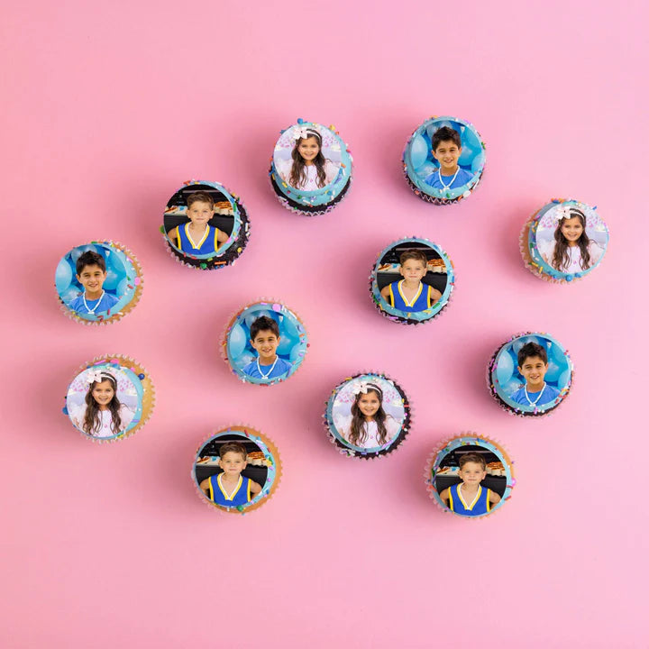 Custom Photo Cupcakes