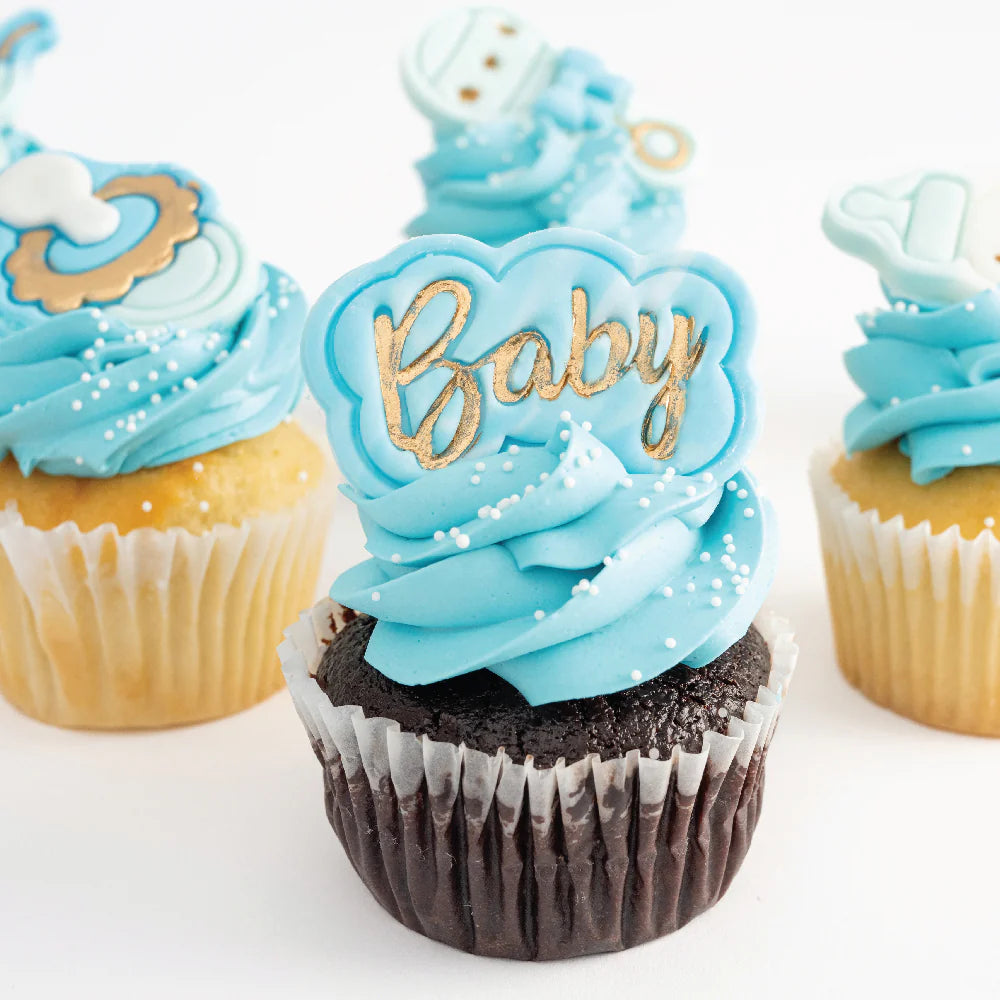 Baby Boy Cupcakes