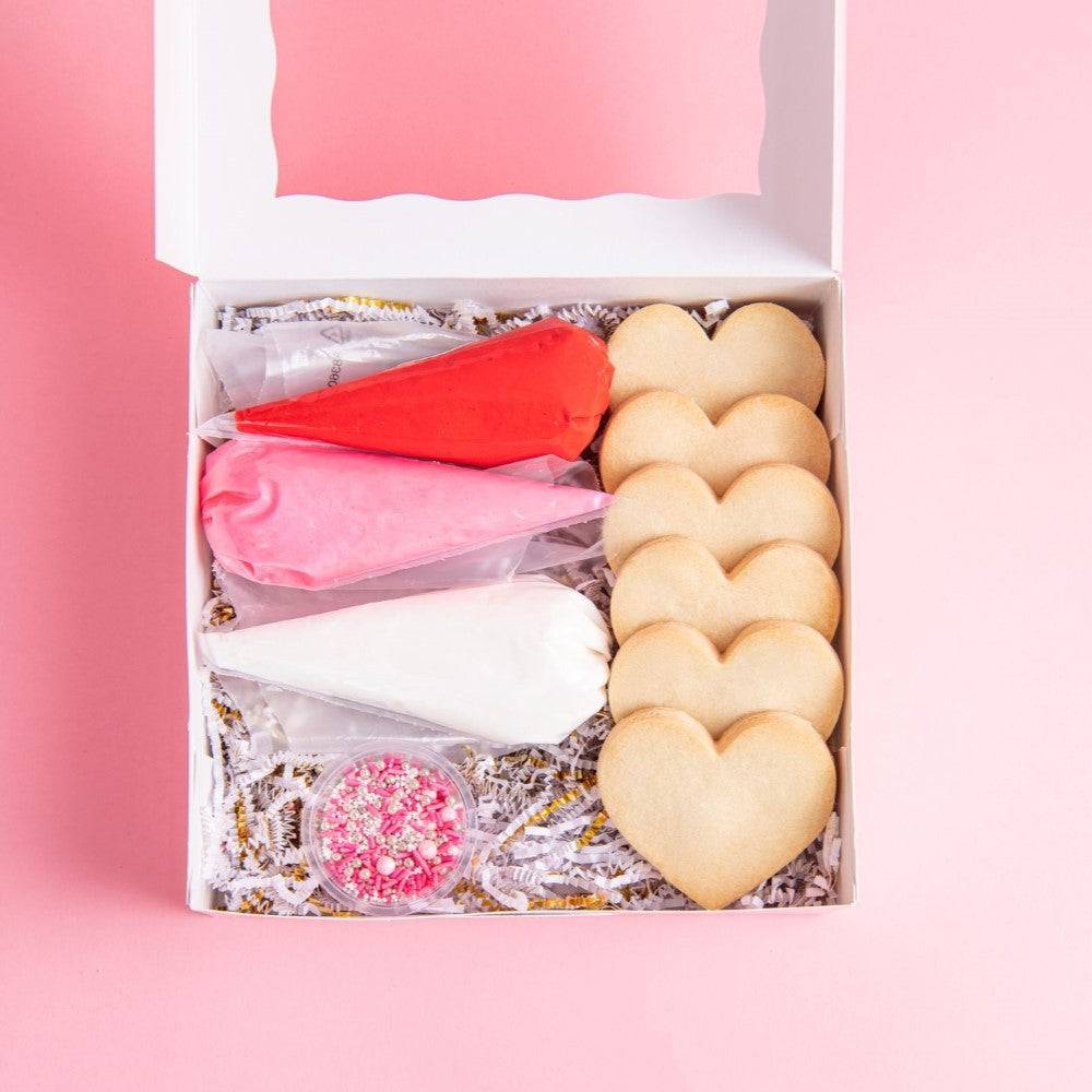 DIY Heart Valentine Heart Cookie Kit