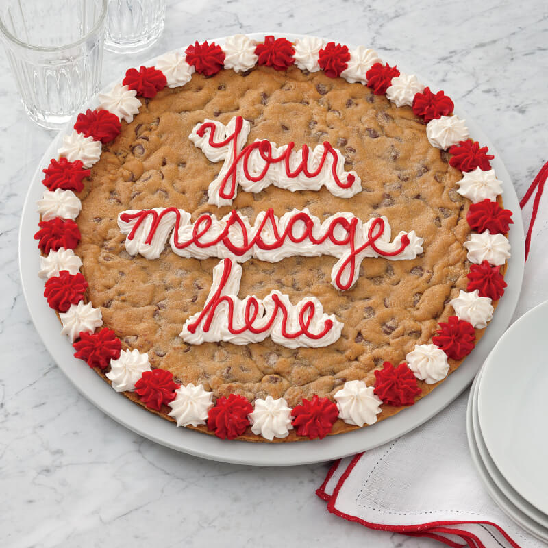 Cookie Message Cake