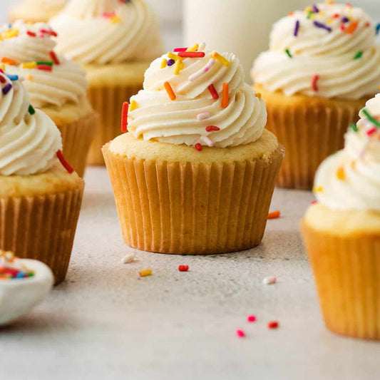 Gluten-Free Vanilla Cupcakes