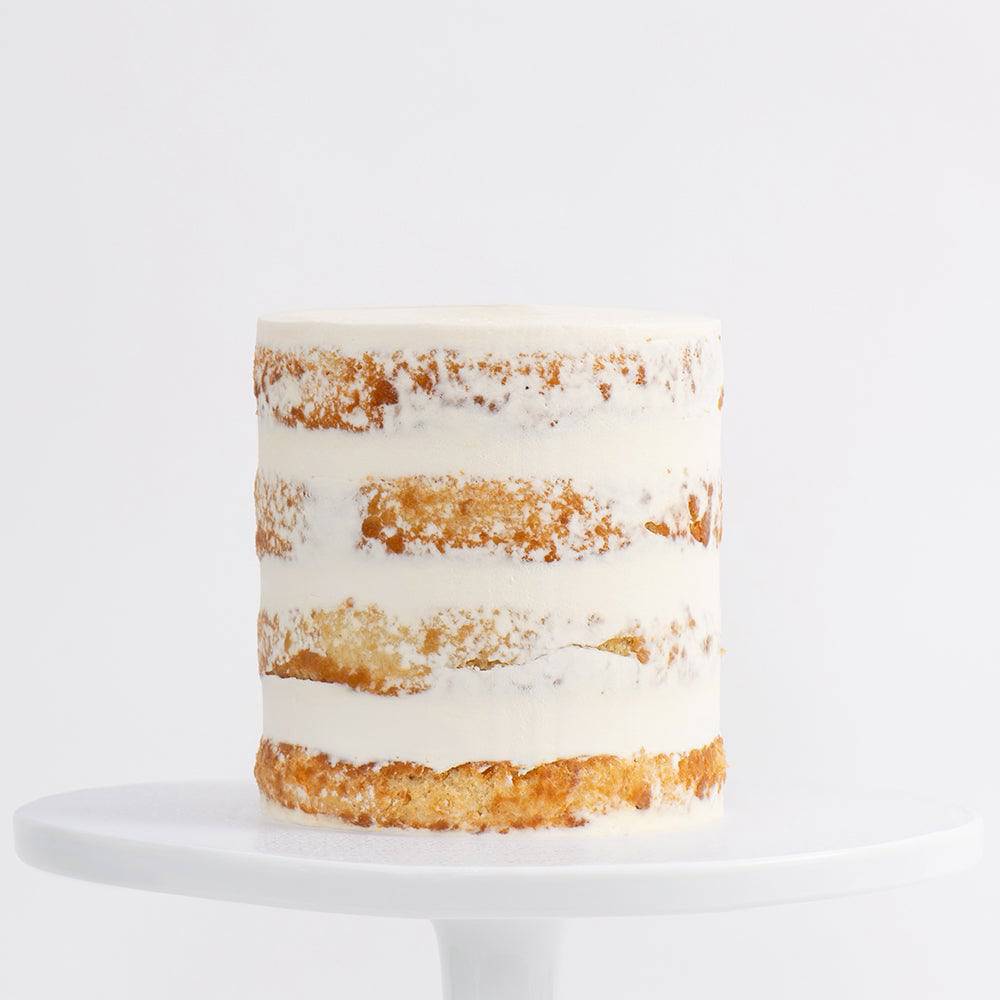 Gluten- Free Naked Vanilla Bean Cake